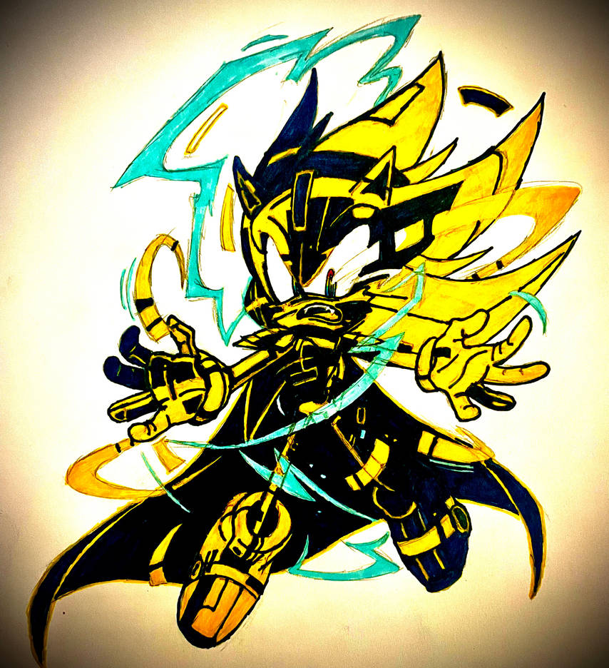 Hyper Cyber Sonic by SonicDrawers09 on DeviantArt