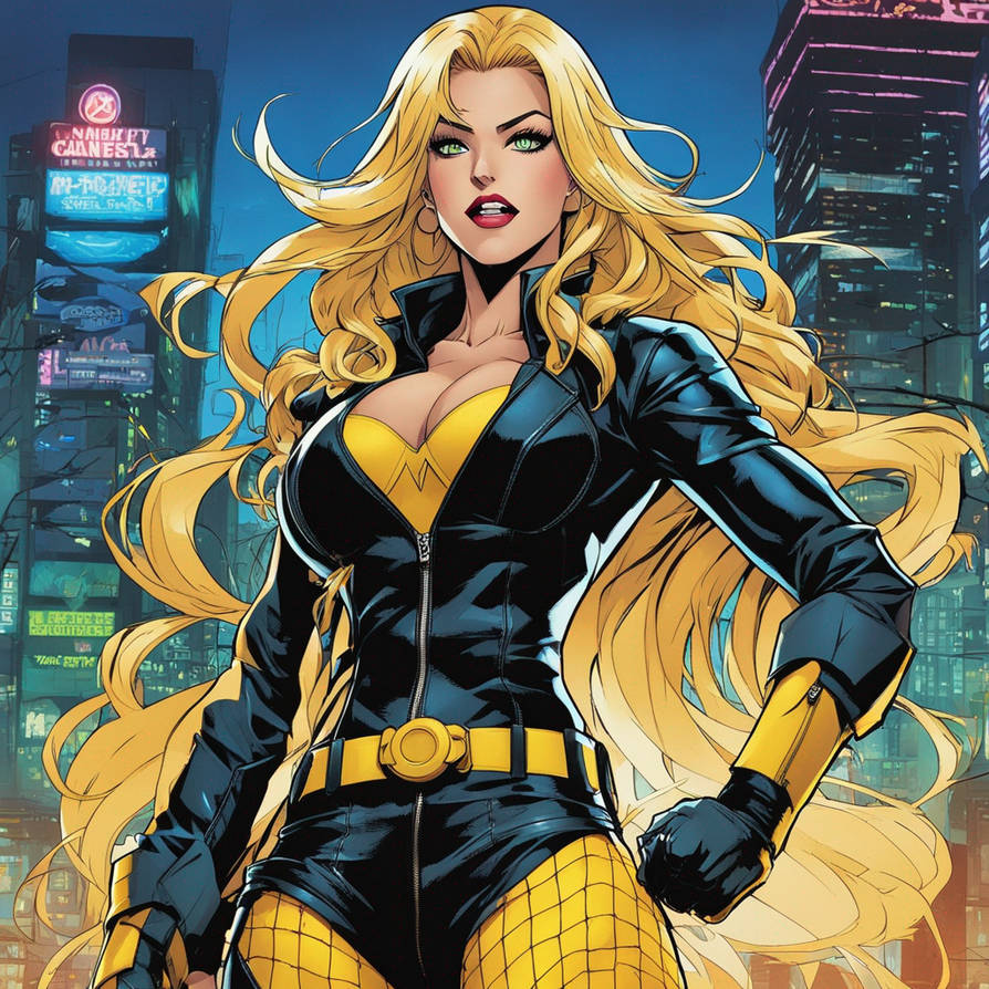 Black Canary from DC Comics is a fierce vigilante