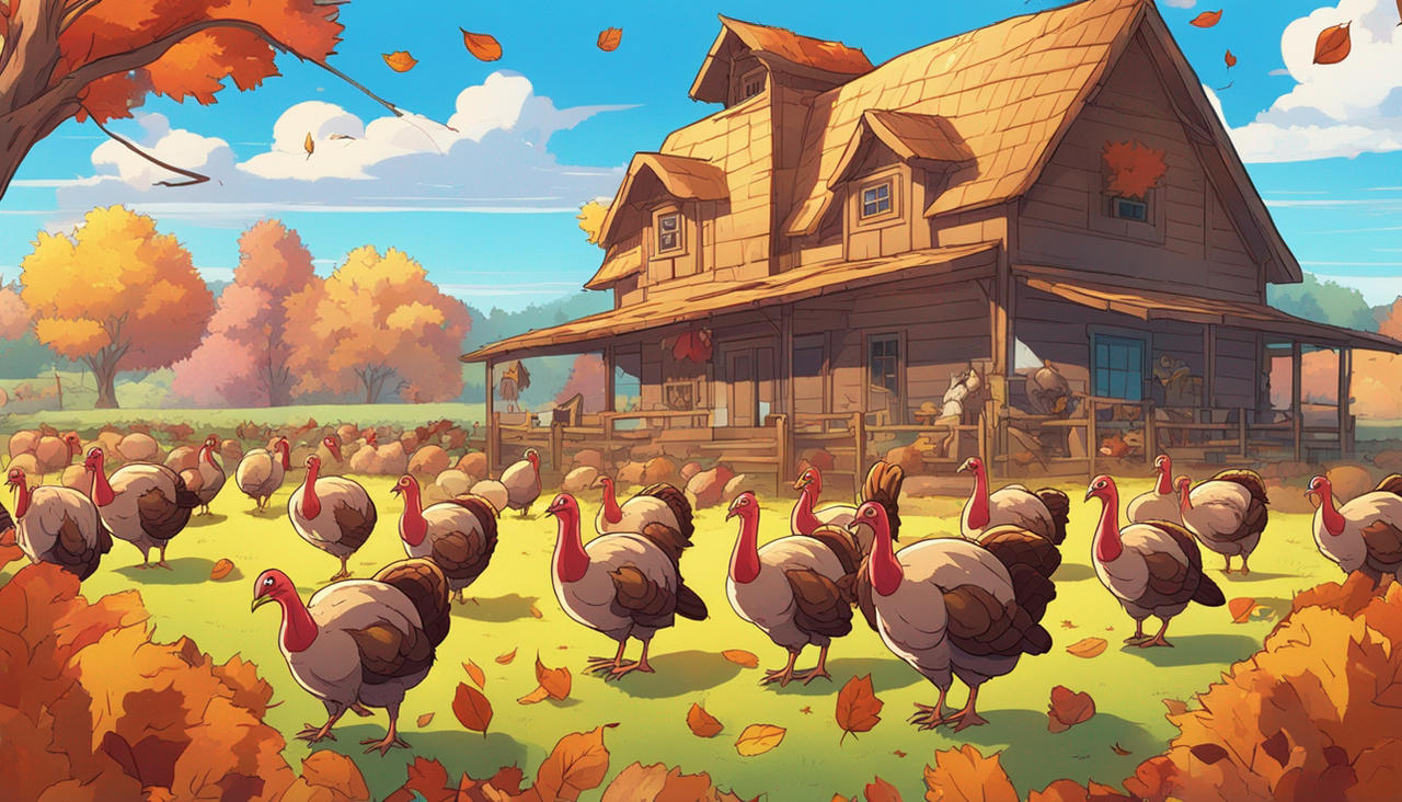 A Turkey ranch filled with a bunch of turkeys, fat by RyukoUzumaki on ...