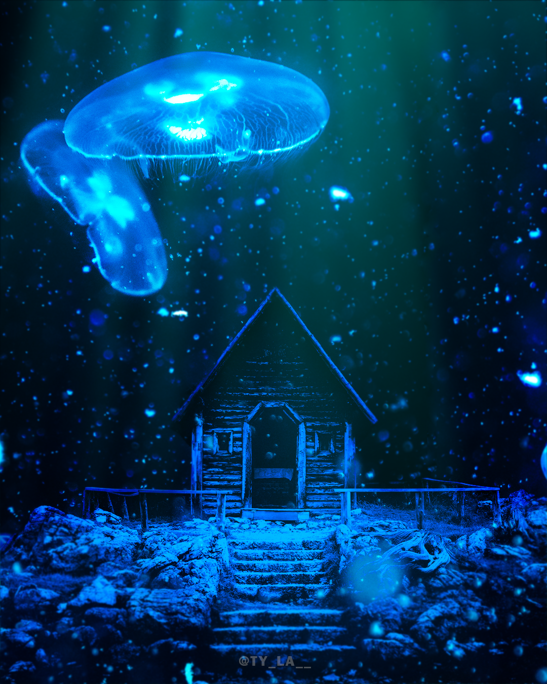 The house in the ocean - Photoshop Art by TylaArt on DeviantArt