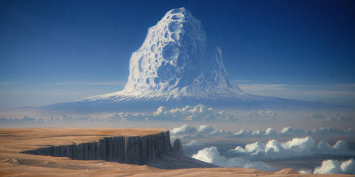 Asteroid mountain