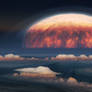 Jupiter impact plume