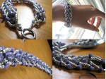 Woven Paper Bead Bracelet by piratewh0re
