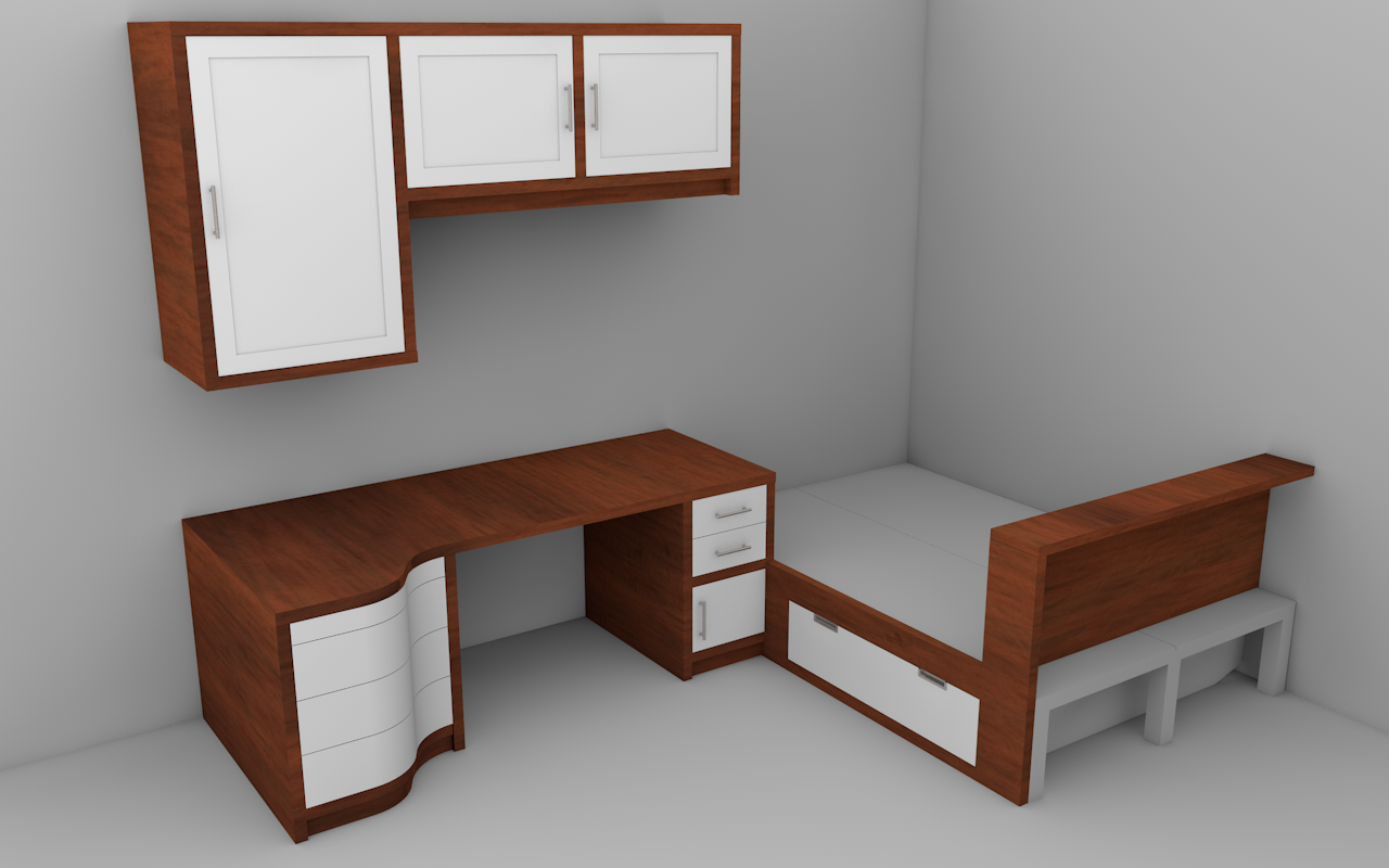 New Desk/Room Render 1