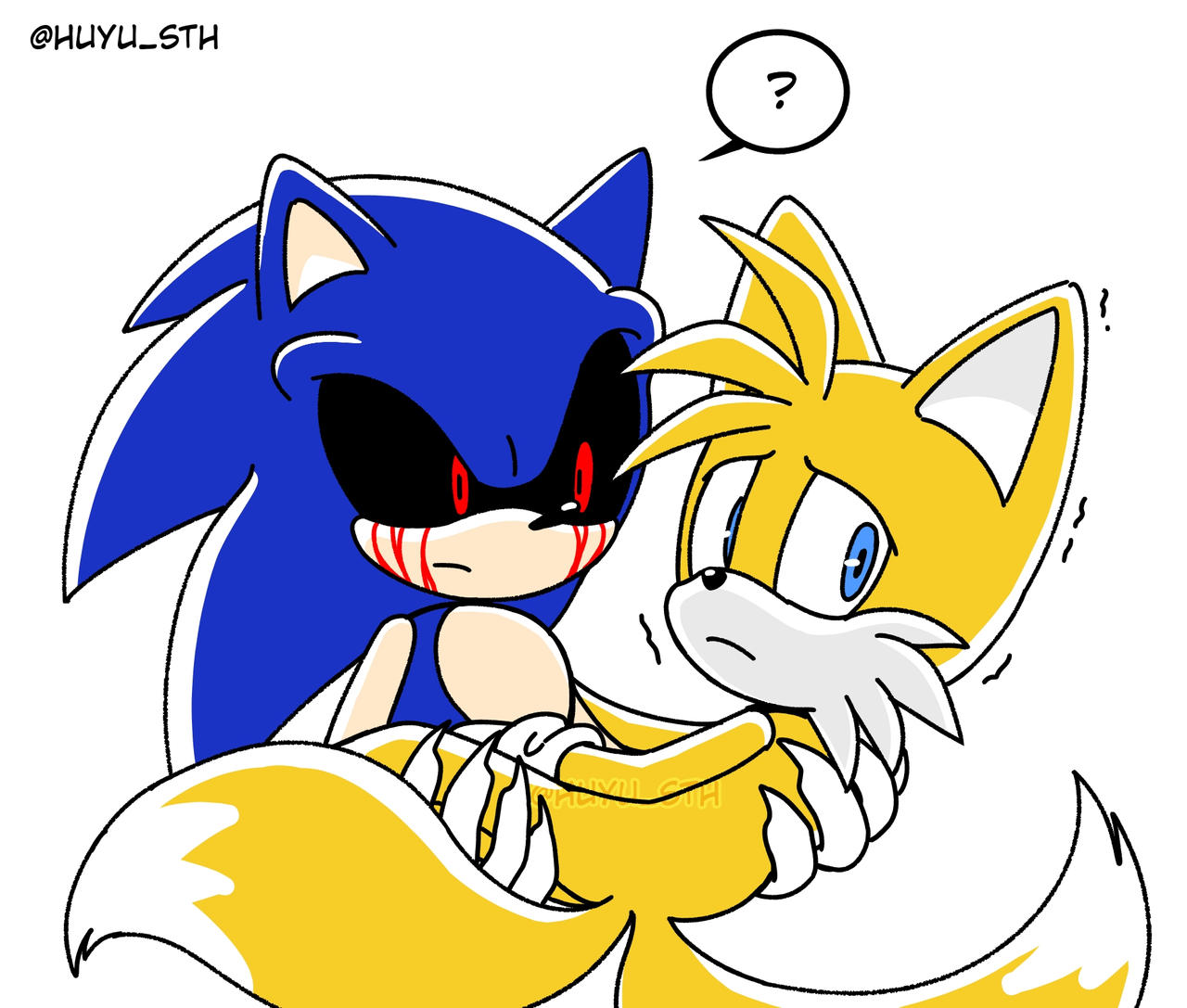 Sonic standing with tails.exe by Ilikewerewolves -- Fur Affinity [dot] net