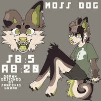 Moss dog fursona adopt