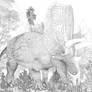 Old WIP of Titanoceratops