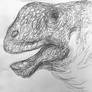 Mamenchisaur portrait sketch