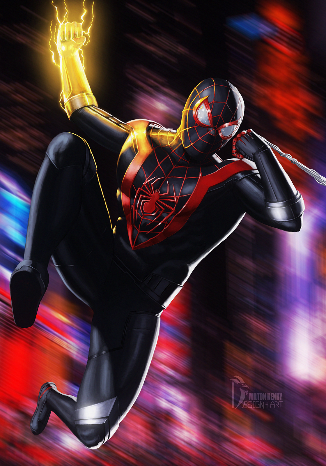 Miles Morales - Spider-man PS5 by PatrickBrown on DeviantArt