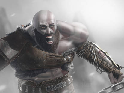 kratos god of war 1 style (ov) by amirben10art on DeviantArt