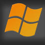 windows logo orange