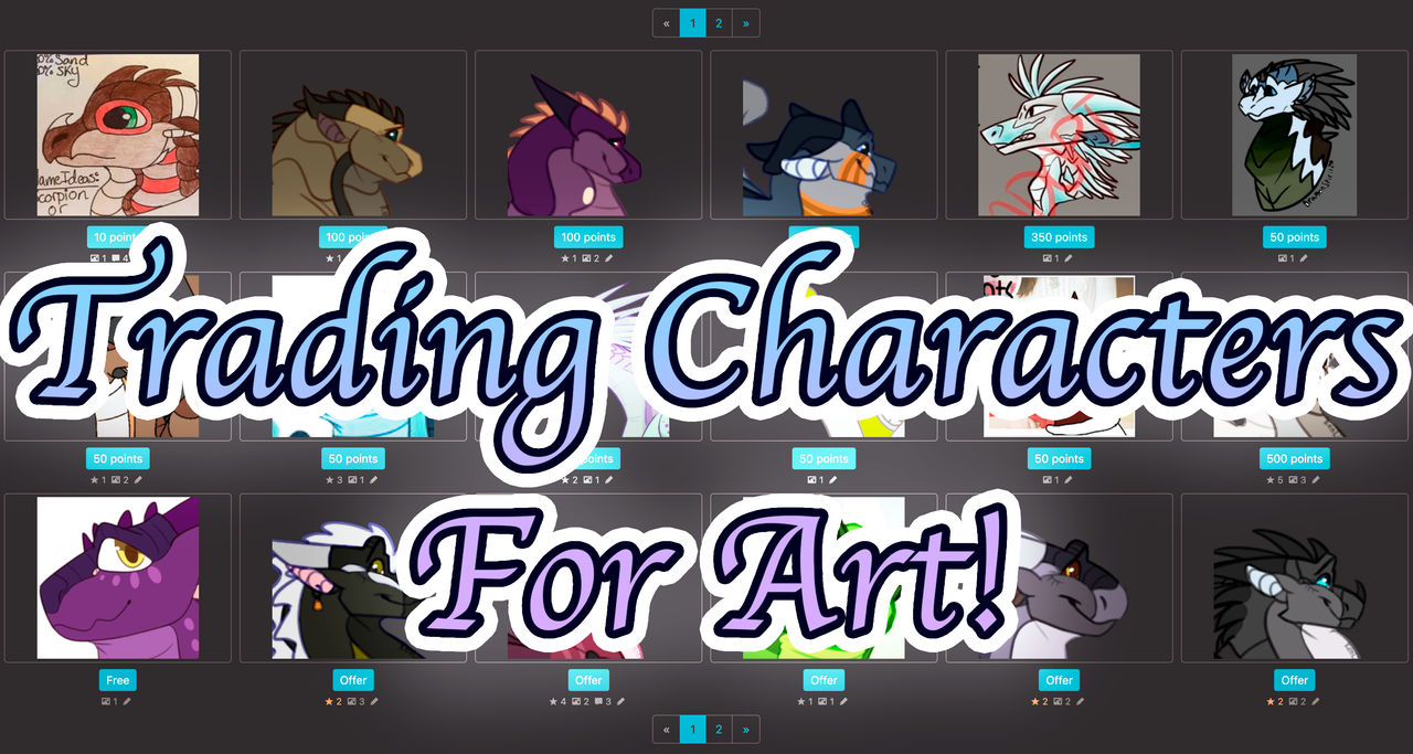 Trade Character Trading Characters For Art! (Open) by KenLichi on DeviantArt