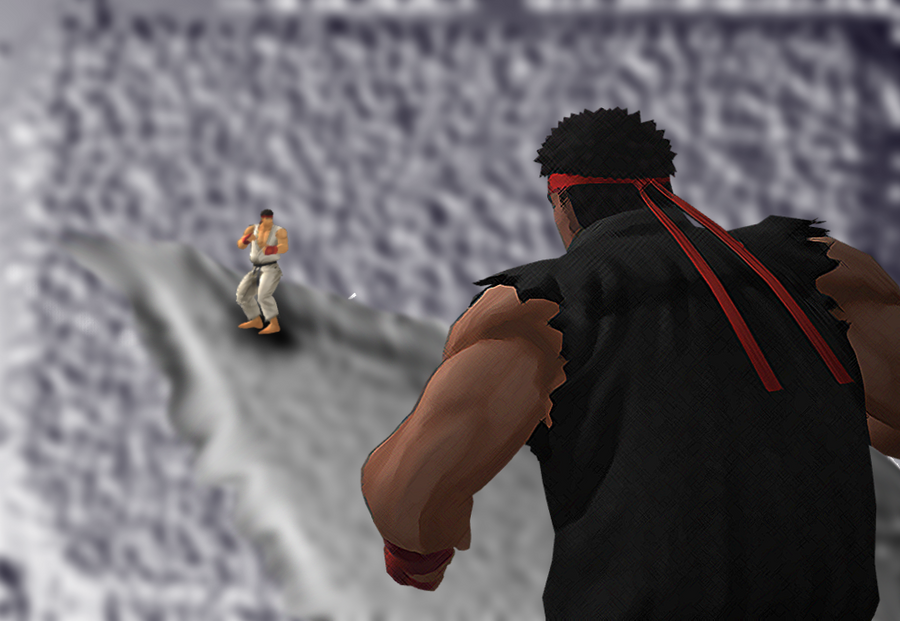 Evil Ryu Vs Ryu VS Evil Ryu by GEOcw89 on DeviantArt