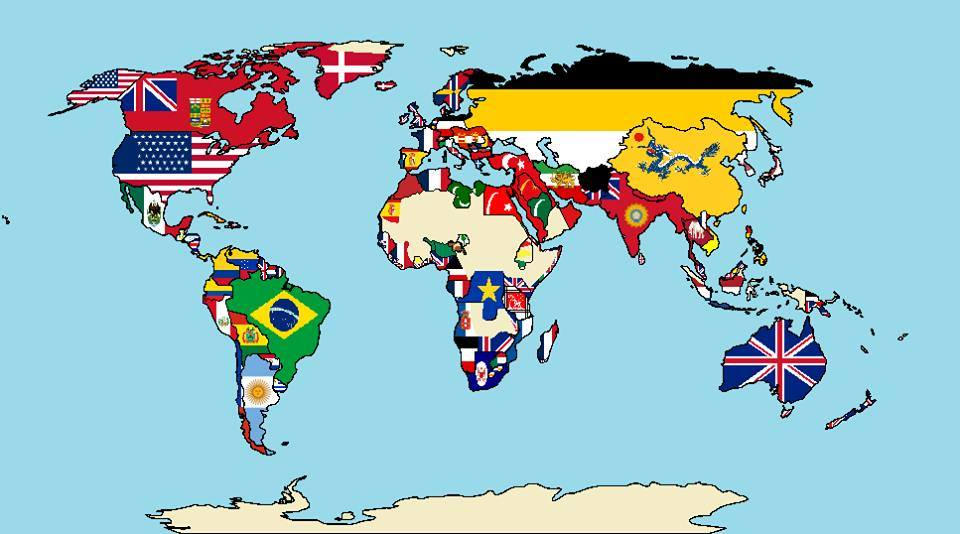 Flag Map 1908 flagmap year 1890 by leandrojimenez on DeviantArt