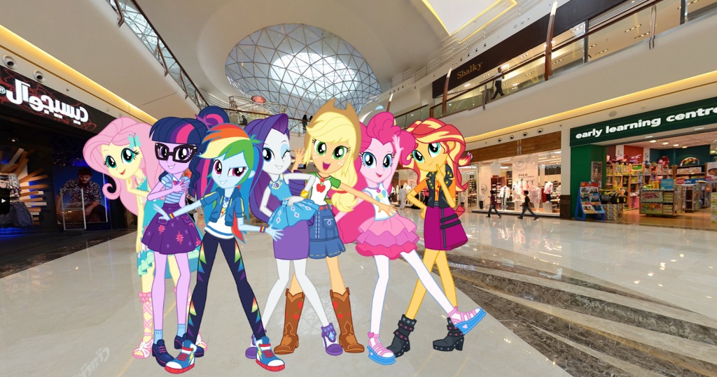 MLP EG at the Mall irl by ActionDash by ActionDash on DeviantArt
