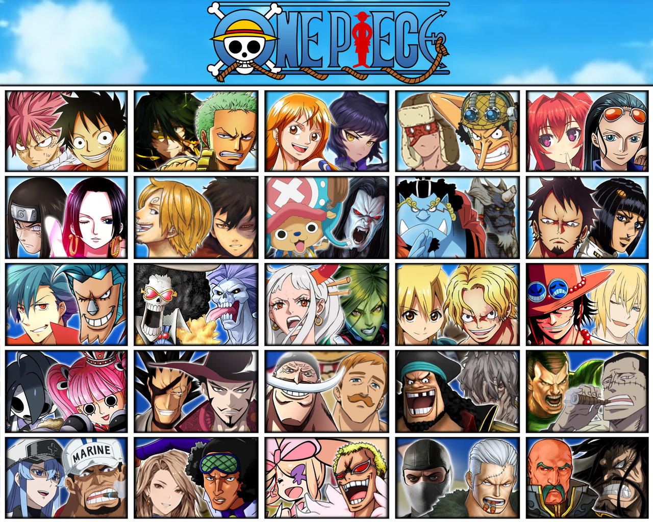 One Piece Opponent Chart by PitTheSwordmaster on DeviantArt