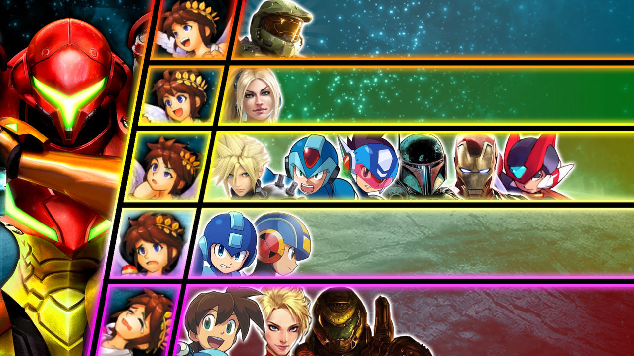 Samus Aran Matchup Tier List by PitTheSwordmaster on DeviantArt