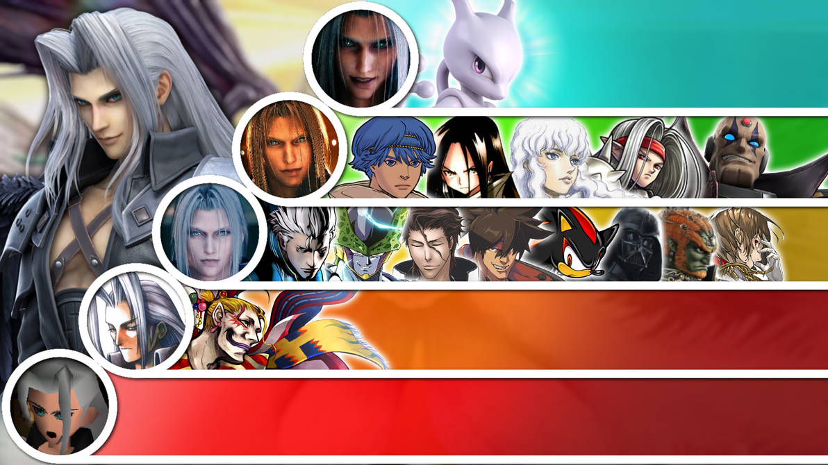 Sephiroth Matchup Tier List by PitTheSwordmaster on DeviantArt