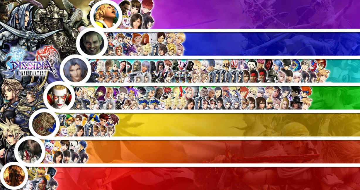 Dissidia Matchup Tier List by PitTheSwordmaster on DeviantArt