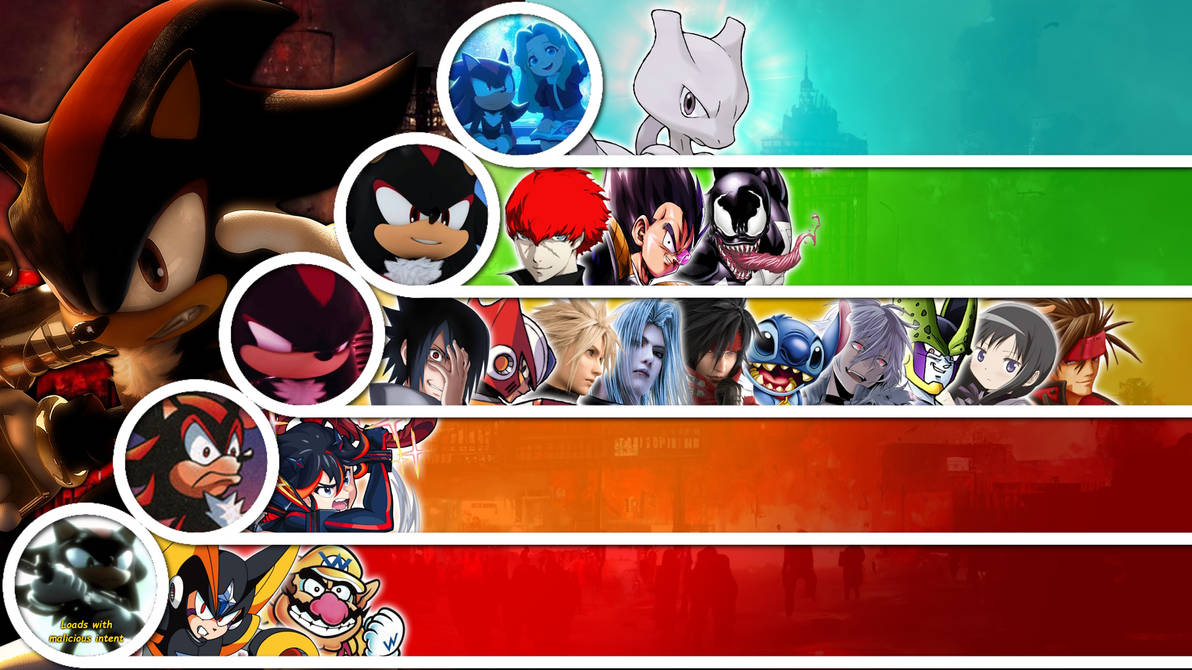 Shadow Matchup Tier List by PitTheSwordmaster on DeviantArt