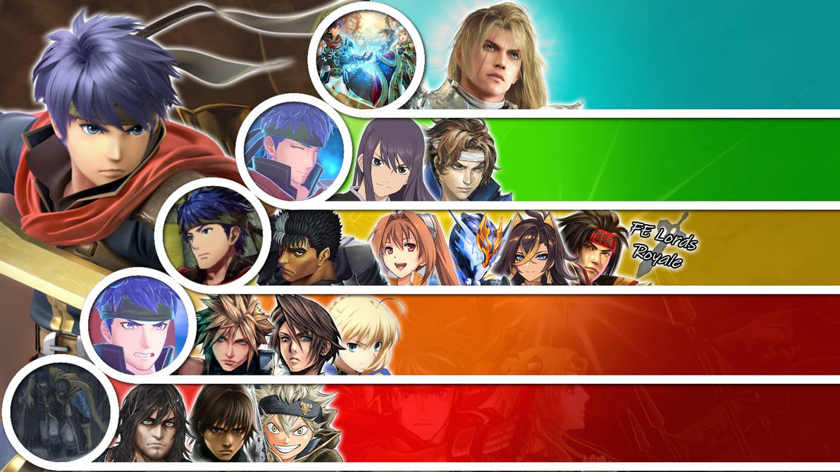 Ike Matchup Tier List (Rework) by PitTheSwordmaster on DeviantArt