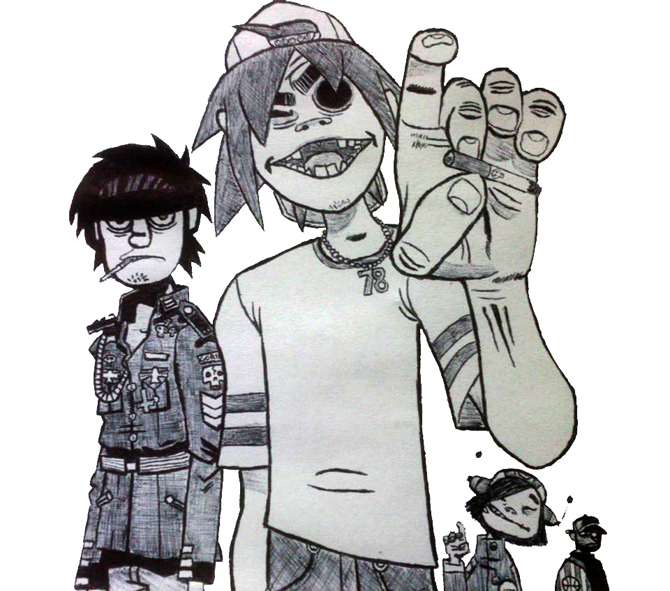 Phase 1 Gorillaz by GingerSlig on DeviantArt