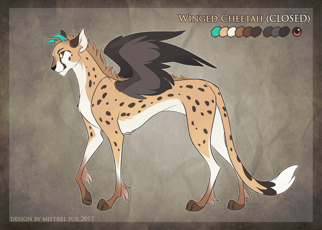 Winged Cheetah (Auction: CLOSED)