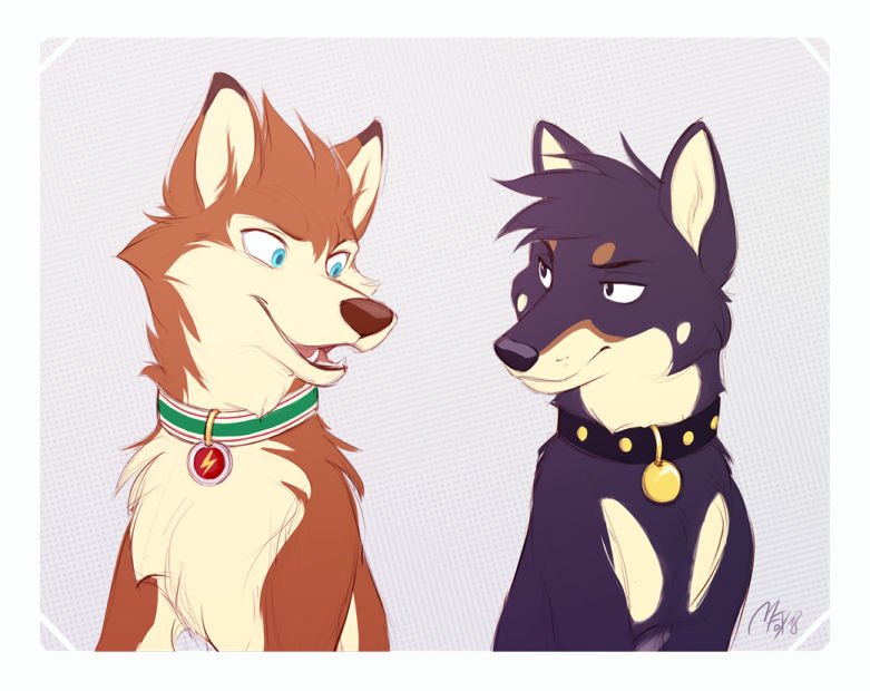 Shou Staring At Ritsu CM - Shou and Ritsu by Mistrel-Fox on DeviantArt