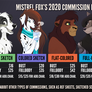 Commission prices 2020