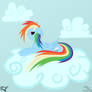 Request--Rainbow Dash chillin'