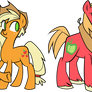 [VECTOR]Applejack and Big Mac future