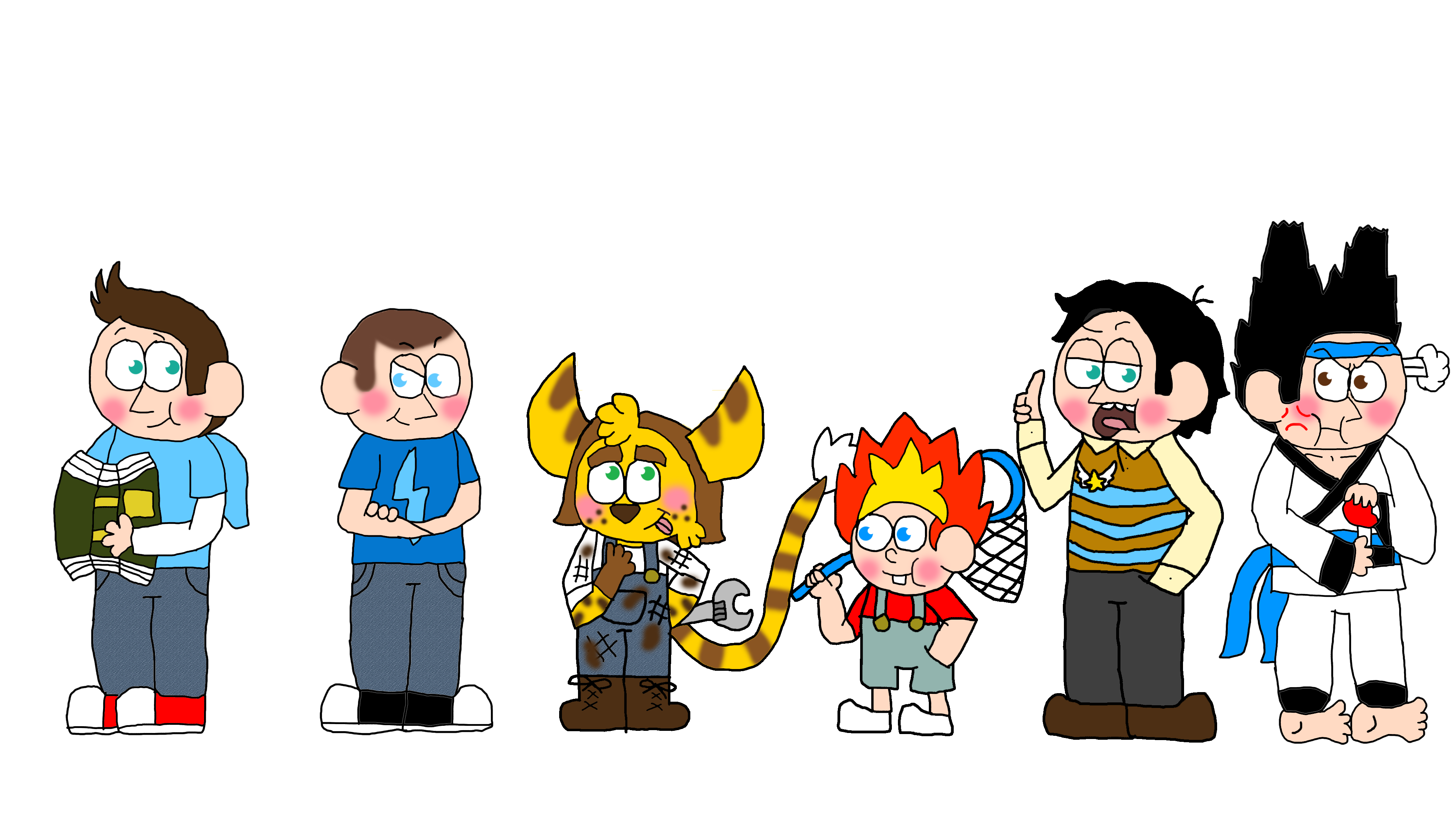 MY OC Squad with their MBTI types! by Hibiscus-Bubbles on DeviantArt