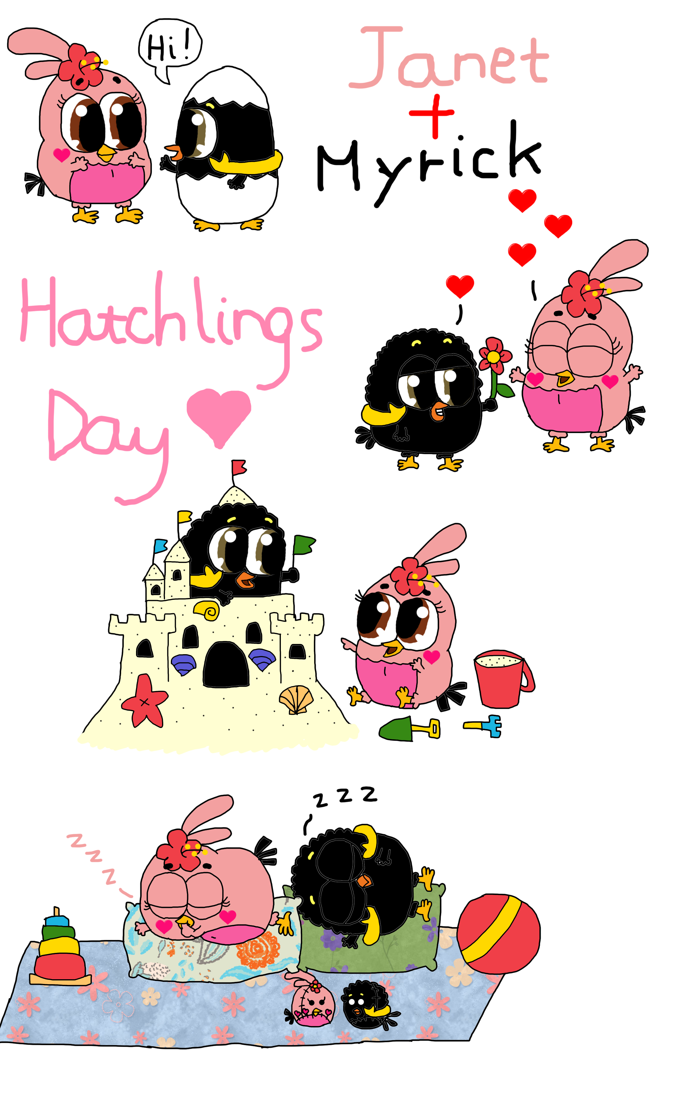 JanetxMyrick- Hatchlings Day