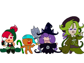 the Cookie Run Witch Castle characters (part 1)