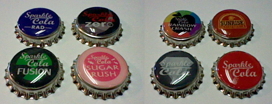 Fallout Equestria Bottle Cap set by lcponymerch