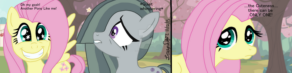 Fluttershy and Marble Quartz Marble Rivals by lcponymerch on DeviantArt