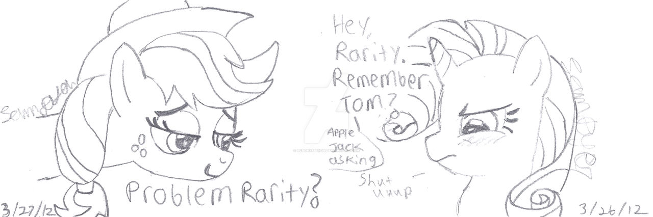 Last Problem Rarity Drawing Problem Rarity? by lcponymerch on DeviantArt