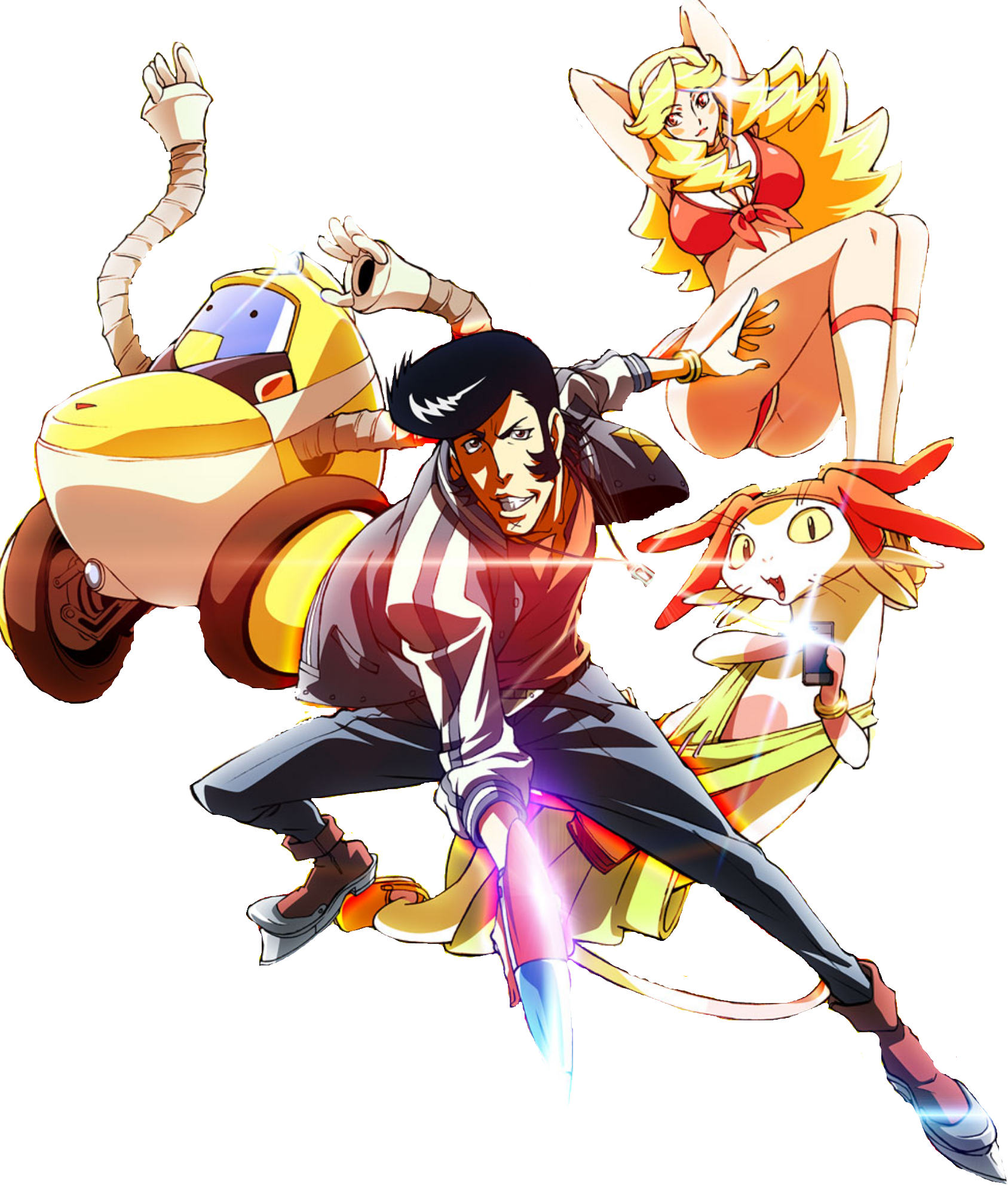 Space Dandy Model Space Dandy render by AwesomeOKingGuy on DeviantArt