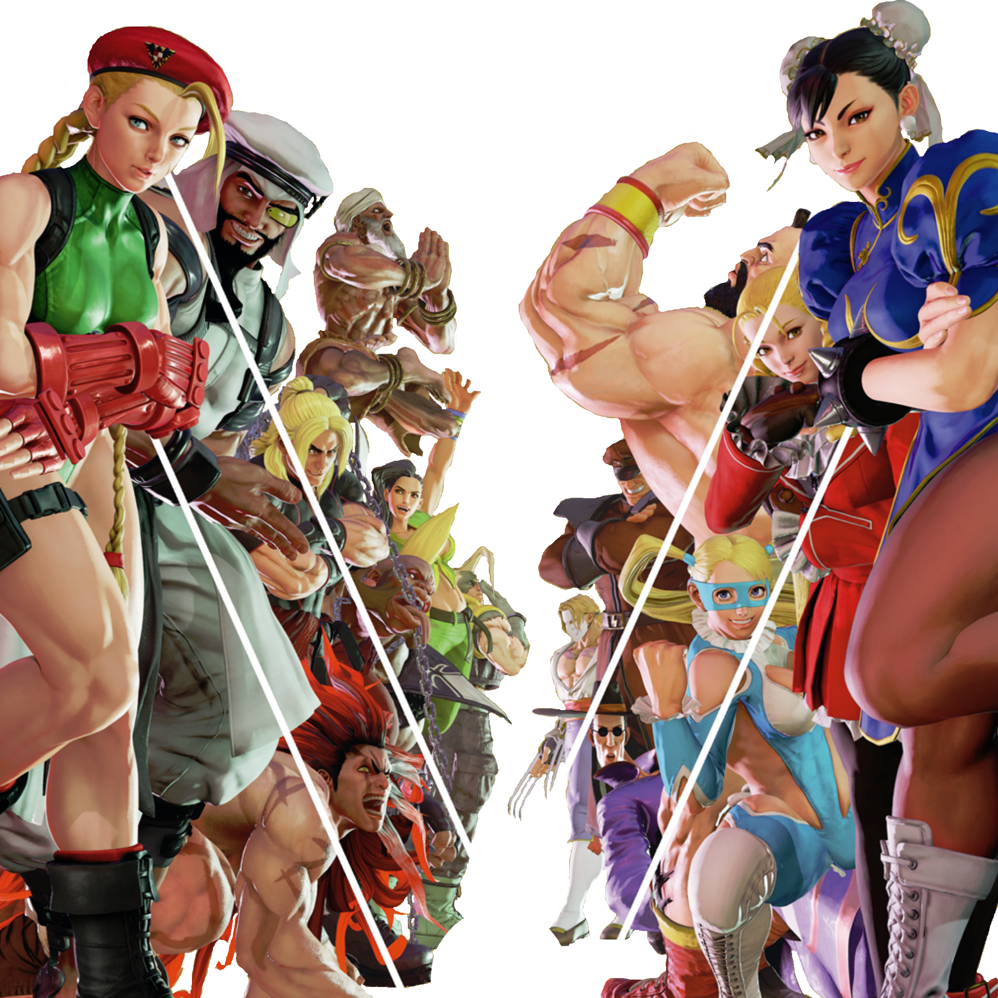 Street Fighter V Characters render by AwesomeOKingGuy on DeviantArt