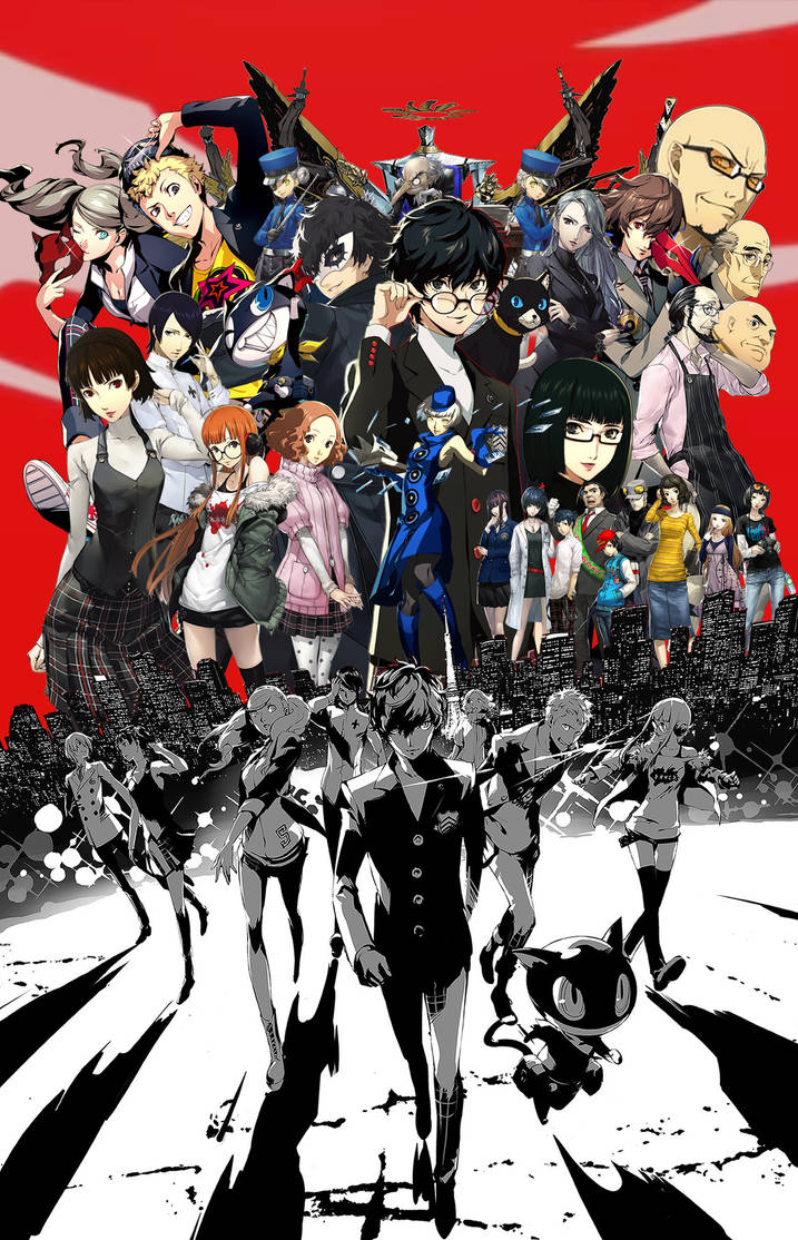 Persona 5 Textless Poster2.5 by AwesomeOKingGuy on DeviantArt