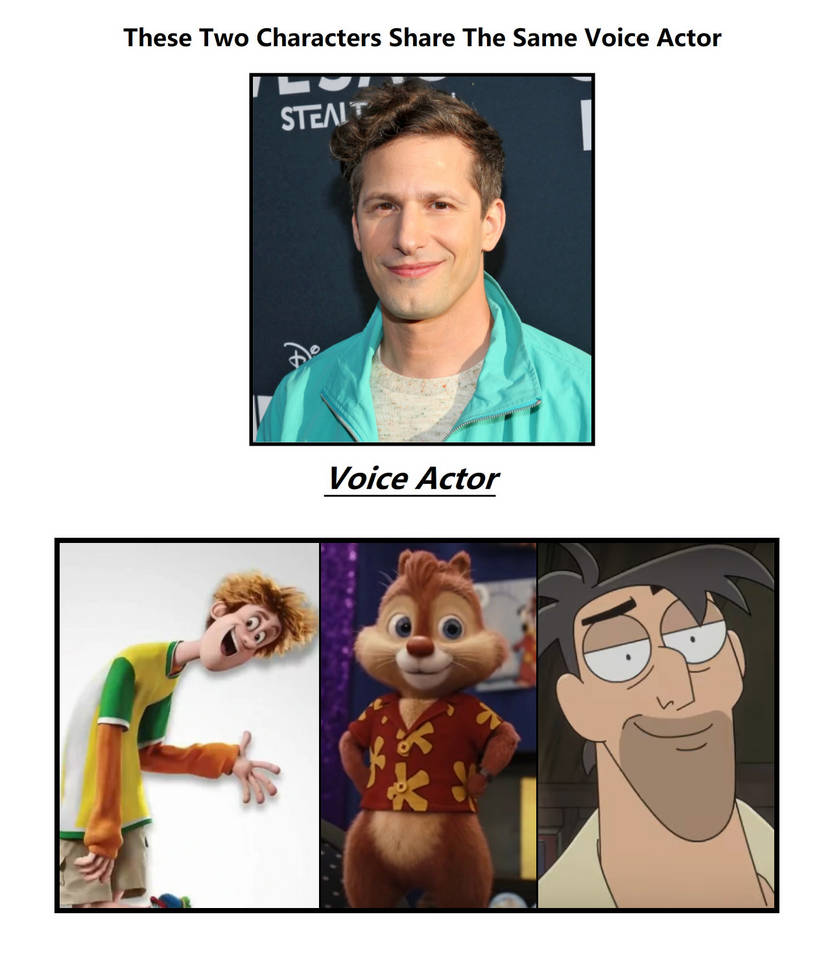 Same Voice Actor Meme Andy Samberg By Awesomeokingguy On Deviantart Same Voice Actor Meme Andy Samberg By Awesomeokingguy On Deviantart
