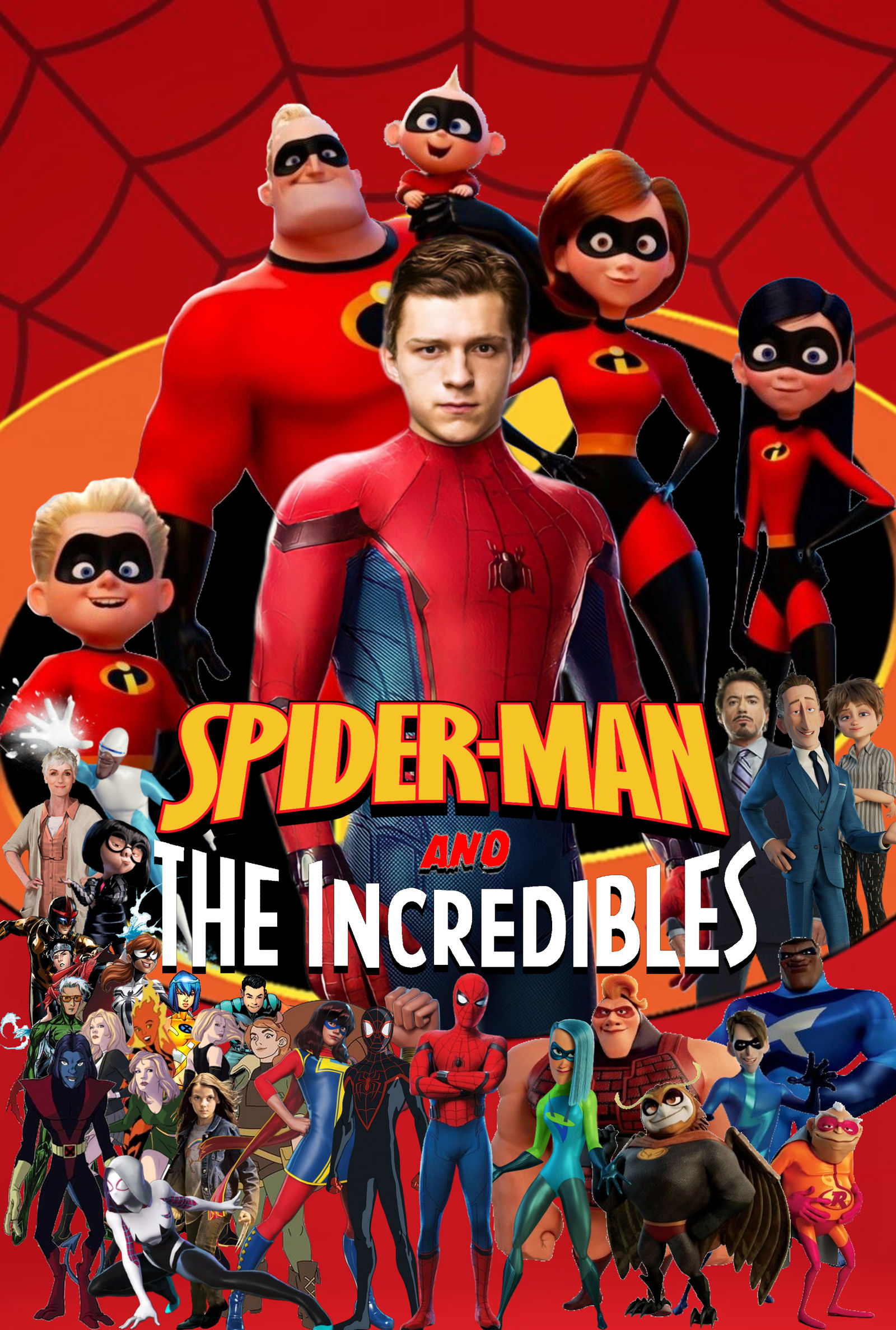 Spider-Man and The Incredibles by AwesomeOKingGuy on DeviantArt