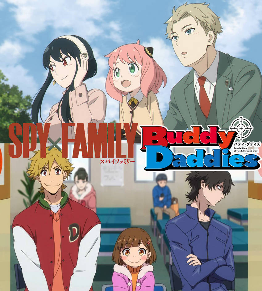 Este anime é parecido a Spy family #anime #buddydaddies #spyxfamily #m
