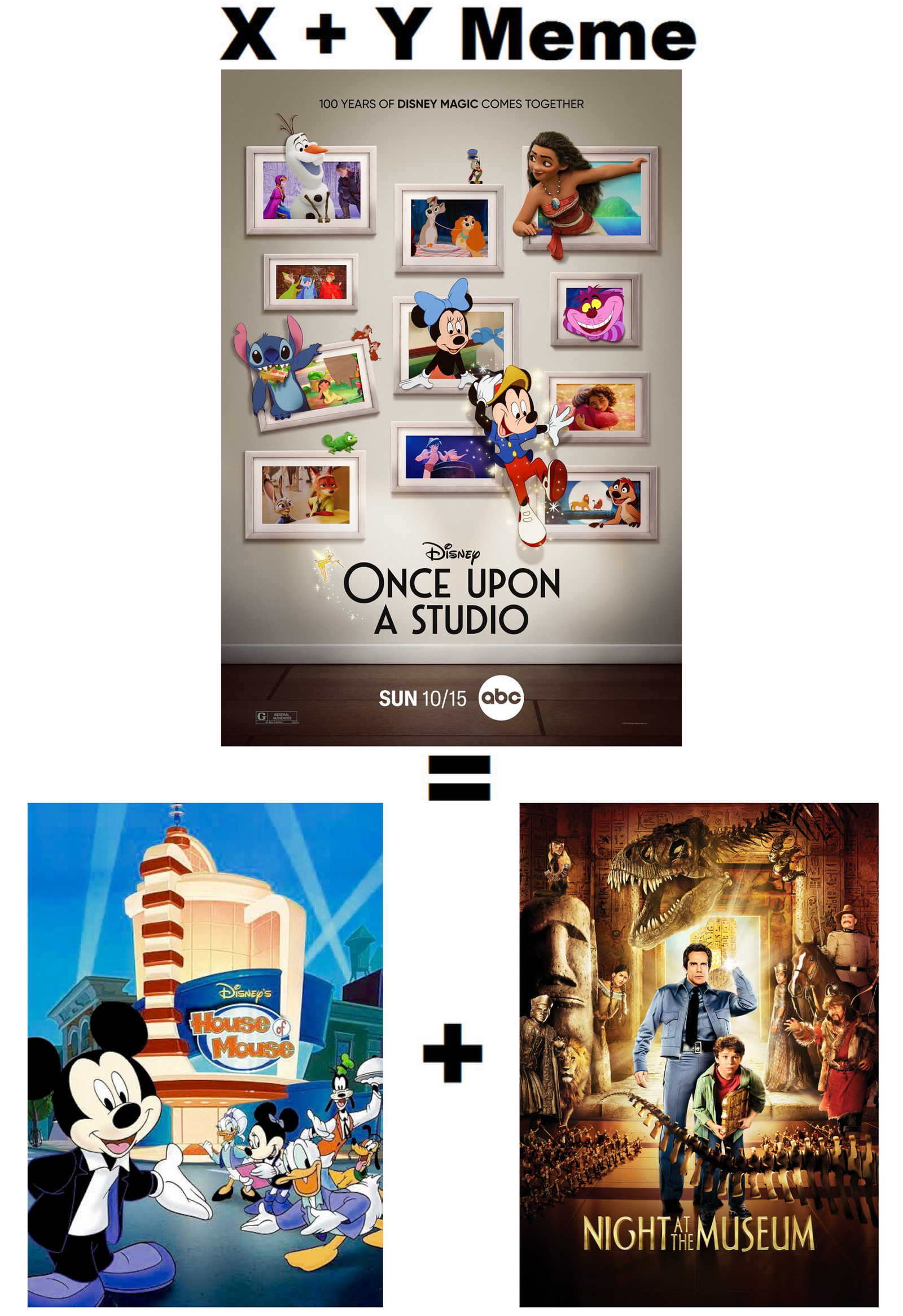 X + Y Meme - Disney's Once Upon A Studio by AwesomeOKingGuy on DeviantArt
