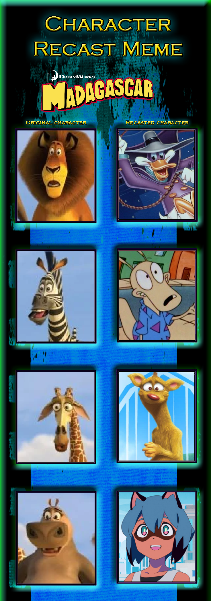 Recast Deviantart Base Madagascar Recast Meme by AwesomeOKingGuy on DeviantArt