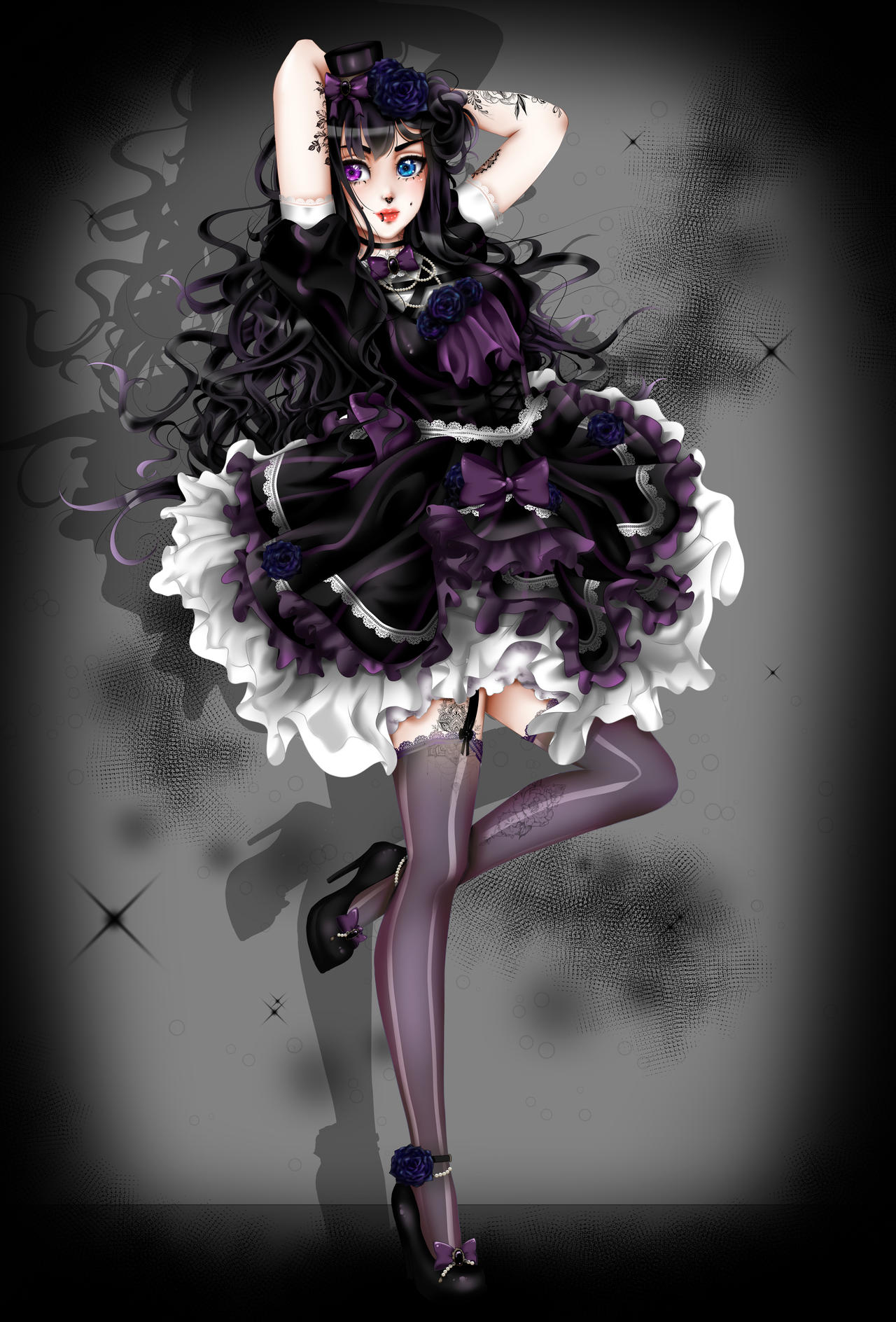 en el medio de la nada Latón apoyo Gothic Lolita dress by Yukaa-Drawings on DeviantArt