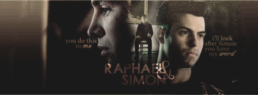 Simon X Raphael Simon and Raphael - Shadowhunters by ContagiousGraphic on DeviantArt