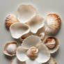 A flower with petals made of seashells2