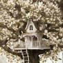 A Fairy Treehouse In A White Magnolia Tree1