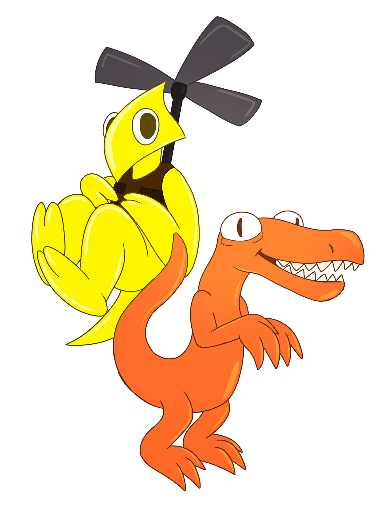 Orange and Yellow Rainbow Friends by Shaydestuck on DeviantArt